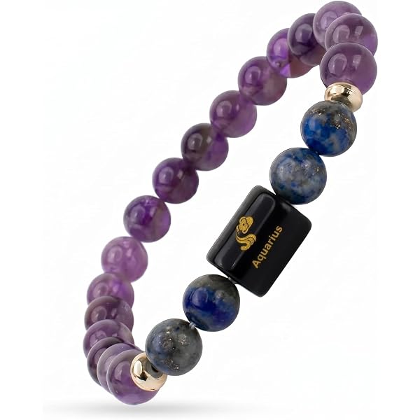 Buy Libra Zodiac Bracelet Leather Braided Multilayer Adjustable